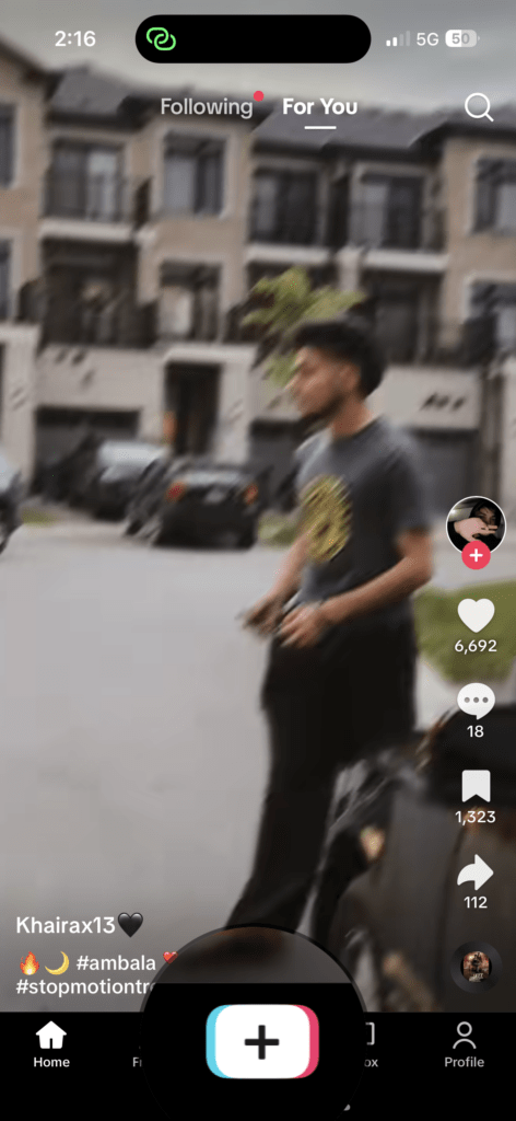 Tiktok Upload Video